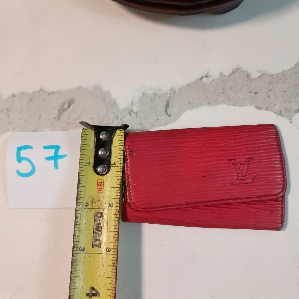Louis Vuitton  Red Epi Leather Toledo Multicles 6 Key Holder